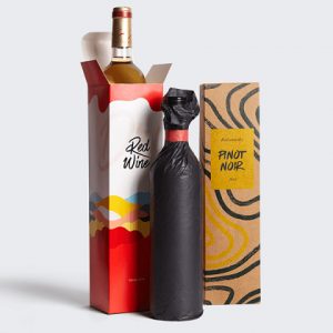 Hộp đựng rượu vang mẫu đơn nắp mở dễ sử dụng