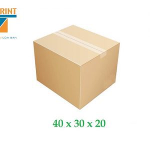 Thông số kỹ thuật thùng carton 40x30x20