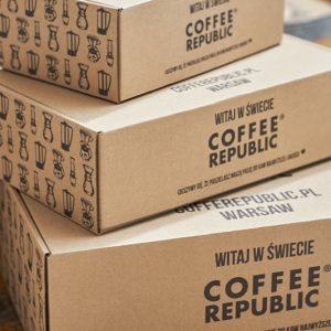 in hộp giấy cà phê