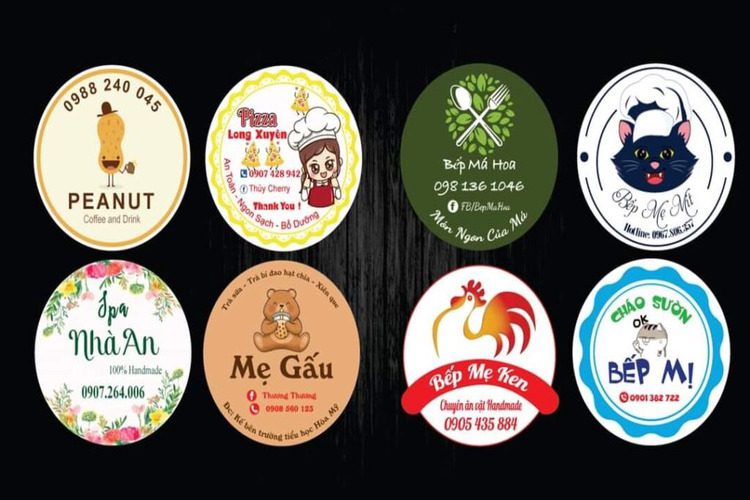 Tem nhãn tròn chất lượng - giá tốt - thiết kế chuyên nghiệp tại Bao Bì QT
