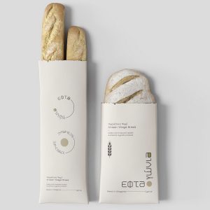 Túi đựng bánh mì bằng giấy Ford sở hữu màu trắng