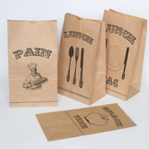 Túi đựng bánh mì bằng giấy sở hữu màu vàng nâu