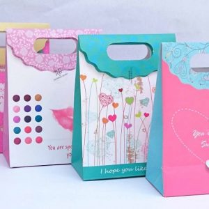 Túi giấy mini yêu cầu thiết kế bắt mắt, hài hòa bố cục