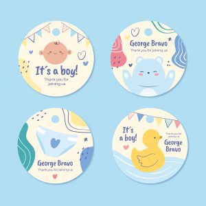 In nhãn tên cho bé ngày càng được nhiều cha mẹ sử dụng