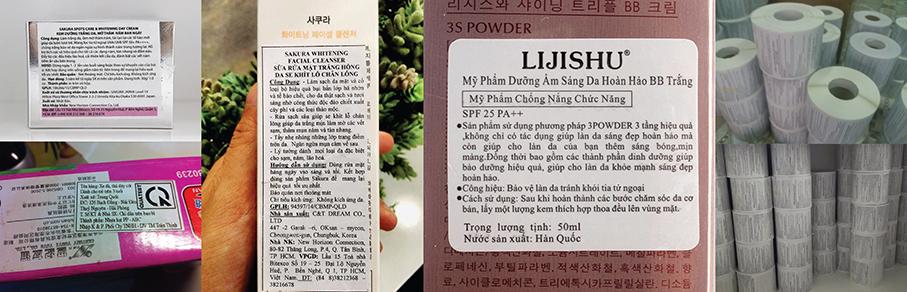 Tem nhãn phụ của sản phẩm