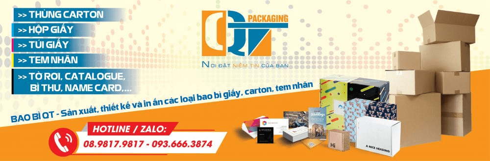 In tem nhãn số lượng ít ở Hà Nội uy tín với Bao Bì QT
