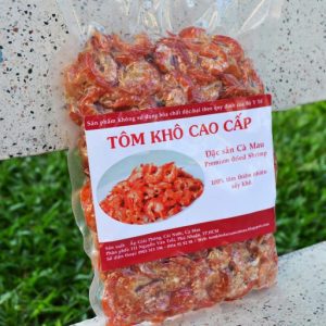 Mẫu tem nhãn tôm khô nội địa