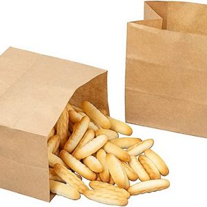 Túi giấy đáy vuông đựng đồ ăn vặt