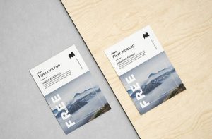 Tìm hiểu về mockup quảng cáo tờ rơi