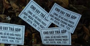 Tìm hiểu về việc in ấn quảng cáo đòi nợ, cho vay tiền bằng tờ rơi có bị phạt không?