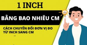 Tìm hiểu 1 in bằng bao nhiêu cm