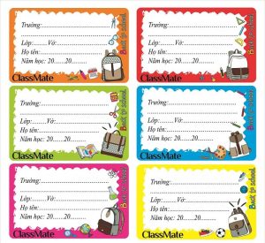 Tìm hiểu về nhãn vở