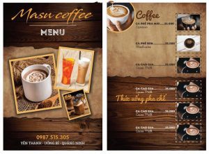 Chia sẻ các mẫu menu cafe đẹp