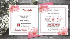 Chia sẻ các mẫu thiệp cưới file corel đẹp nhất hiện nay