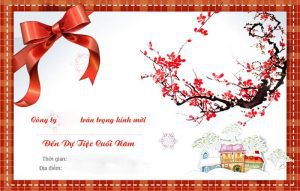Tìm hiểu về thiệp mời tất niên