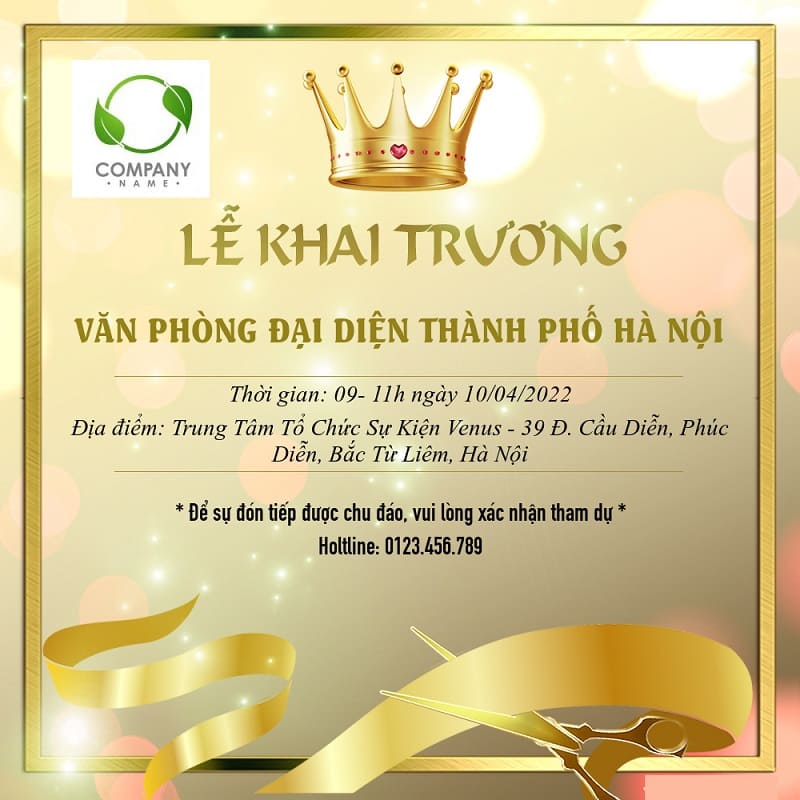 Chia sẻ các mẫu thư mời khai trương đẹp, ấn tượng nhất