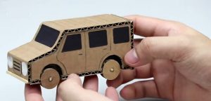 Chia sẻ cách làm xe ô tô bằng giấy bìa cát tông