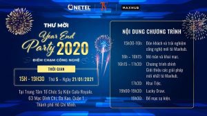 Thiết kế thiệp mời Year End Party cần đảm bảo có đầy đủ những nội dung cần thiết