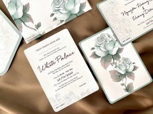 Thiệp mời ngày 20/10 thiết kế hiện đại, tinh tế và sang trọng