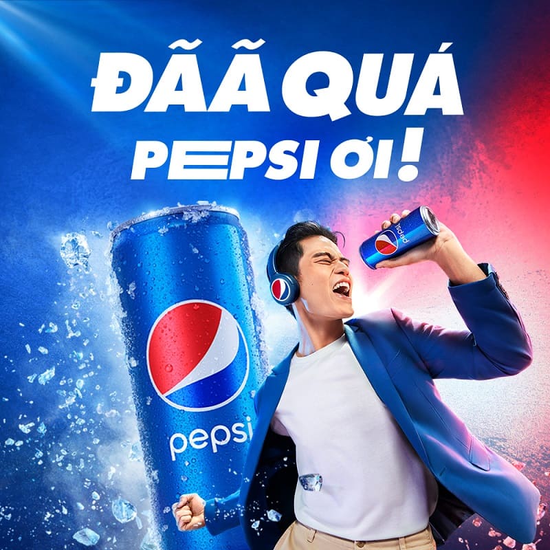 Mẫu Poster quảng cáo nước uống Pepsi