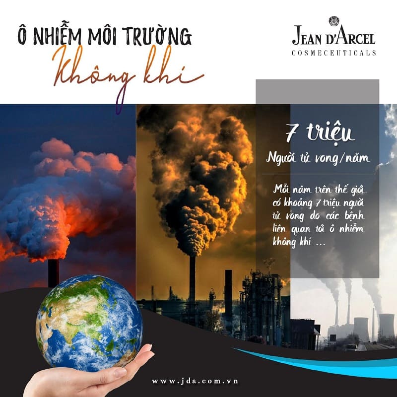 Thiết kế poster ô nhiễm môi trường không khí