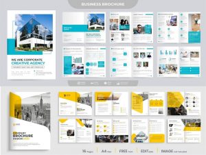 Mẫu catalogue đẹp vector