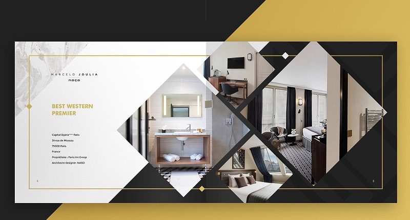Catalogue khách sạn thiết kế hiện đại, bắt mắt