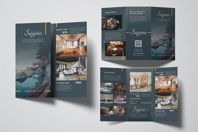 Catalogue khách sạn thiết kế hiện đại, bắt mắt