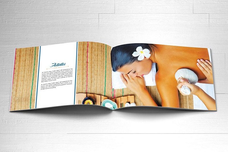 Bố cục catalogue spa khoa học, bắt mắt, cung cấp đầy đủ thông tin cho khách hàng