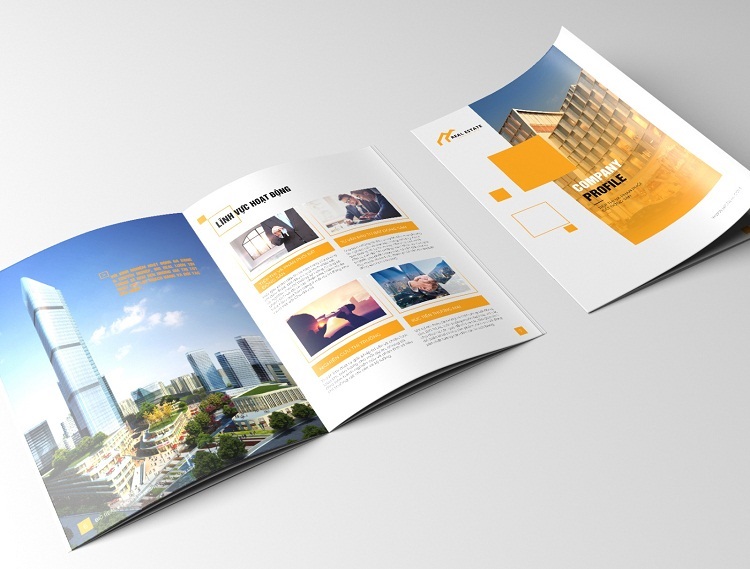 Thiết kế mẫu catalogue bất động sản thể hiện được sự uy tín và nổi bật của thương hiệu. Bố cục catalogue cân đối, nội dung trình bày theo phong cách đơn giản, thanh lịch.