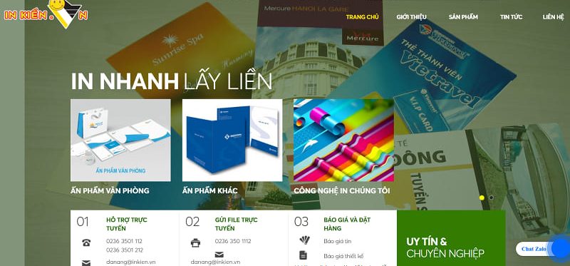 Công ty in Ấn Kiến - thiết kế catalogue tại Đà Nẵng